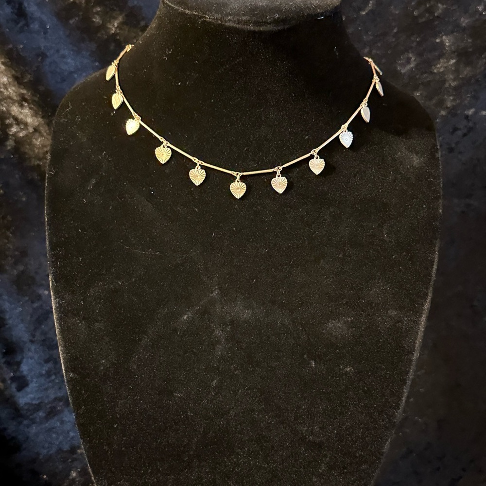 Anne Marie Gold Heart Necklace